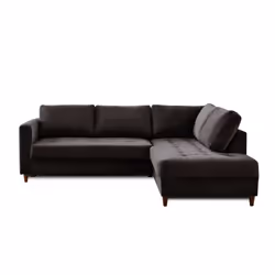 Best Mobilier Anna Canapé d'angle 5 siège(s) Jaune - Vue supplémentaire 6