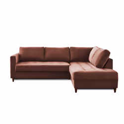 Best Mobilier Anna Canapé d'angle 5 siège(s) Vert, Olive - Vue supplémentaire 6