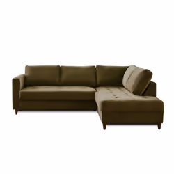 Best Mobilier Anna Canapé d'angle 5 siège(s) Vert - Vue supplémentaire 6
