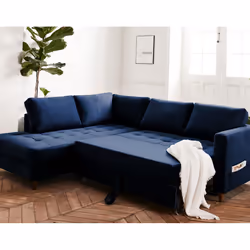 Best Mobilier Anna Canapé d'angle 5 siège(s) Gris