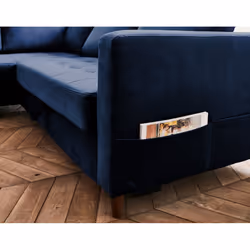 Best Mobilier Anna Canapé d'angle 5 siège(s) Gris - Vue supplémentaire 4