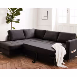 Best Mobilier Anna Canapé d'angle 5 siège(s) Jaune