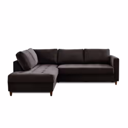 Best Mobilier Anna Canapé d'angle 5 siège(s) Jaune - Vue supplémentaire 6