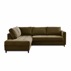 Best Mobilier Anna Canapé d'angle 5 siège(s) Vert - Vue supplémentaire 6