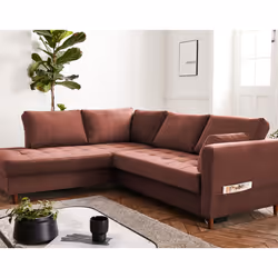 Best Mobilier Anna, Vert, Olive, Velours, Bois, 2300 mm, 1980 mm, 850 mm
