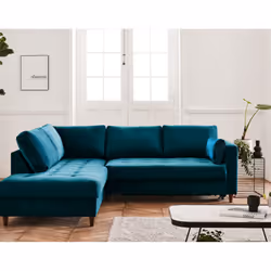 Best Mobilier Anna Canapé d'angle 5 siège(s) Beige