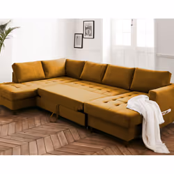 Best Mobilier Anna 7 siège(s) Couleur rouille