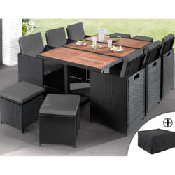 Best Mobilier Cuba ensemble de meubles de jardin Noir