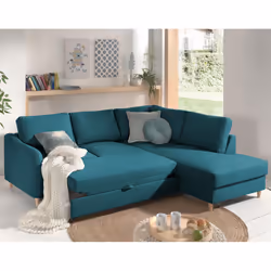 Best Mobilier Will Canapé d'angle 5 siège(s) Beige