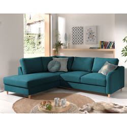 Best Mobilier Will Canapé d'angle 5 siège(s) Beige