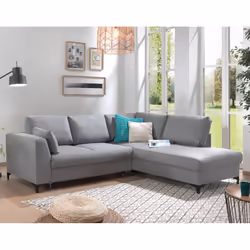 Best Mobilier Tala, Gris, Tissu, Métal, 2380 mm, 1990 mm, 830 mm