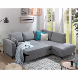 Best Mobilier Tala Canapé d'angle 5 siège(s) Gris