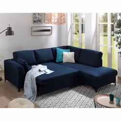 Best Mobilier Tala Canapé d'angle 5 siège(s) Gris