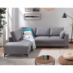Best Mobilier Tala Canapé d'angle 5 siège(s) Gris
