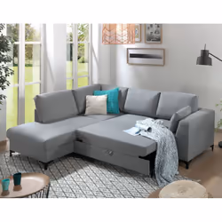 Best Mobilier Tala Canapé d'angle 5 siège(s) Gris
