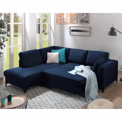 Best Mobilier Tala Canapé d'angle 5 siège(s) Gris