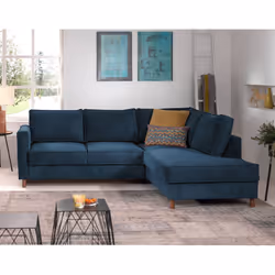 Best Mobilier Jake Canapé d'angle 5 siège(s) Beige