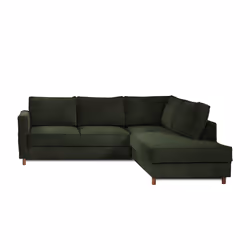 Best Mobilier Jake Canapé d'angle 5 siège(s) Bleu - Vue supplémentaire 7