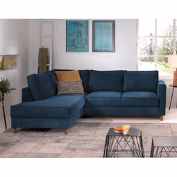 Best Mobilier Jake Canapé d'angle 5 siège(s) Beige