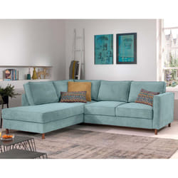Best Mobilier Jake Canapé d'angle 5 siège(s) Gris
