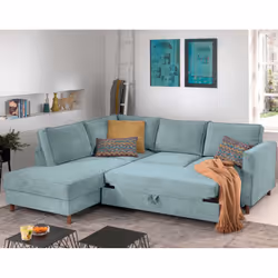 Best Mobilier Jake Canapé d'angle 5 siège(s) Gris