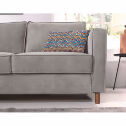 Best Mobilier Jake Canapé d'angle 5 siège(s) Gris - Vue supplémentaire 4