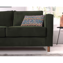 Best Mobilier Jake Canapé d'angle 7 siège(s) Bleu - Vue supplémentaire 4