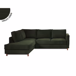 Best Mobilier Jake Canapé d'angle 7 siège(s) Bleu - Vue supplémentaire 6