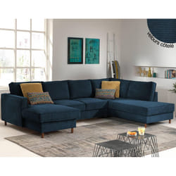 Best Mobilier Jake Canapé d'angle 7 siège(s) Beige
