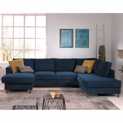 Best Mobilier Jake Canapé d'angle 7 siège(s) Beige
