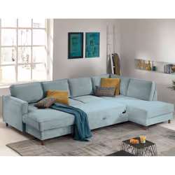 Best Mobilier Jake Canapé d'angle 7 siège(s) Gris