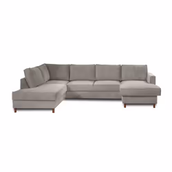 Best Mobilier Jake Canapé d'angle 7 siège(s) Gris - Vue supplémentaire 7