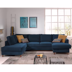 Best Mobilier Jake Canapé d'angle 7 siège(s) Beige
