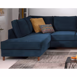 Best Mobilier Jake Canapé d'angle 7 siège(s) Beige - Vue supplémentaire 5