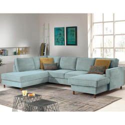 Best Mobilier Jake Canapé d'angle 7 siège(s) Gris