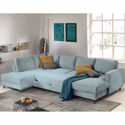 Best Mobilier Jake Canapé d'angle 7 siège(s) Gris