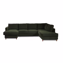 Best Mobilier Jake Canapé d'angle 7 siège(s) Bleu - Vue supplémentaire 7