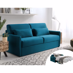 Best Mobilier Ari, Beige, Tissu, Bois, 1860 mm, 990 mm, 870 mm