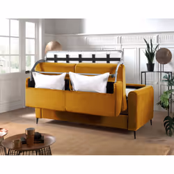Best Mobilier Owen 3 siège(s) Couleur rouille - Vue supplémentaire 4