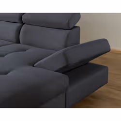 Best Mobilier Astoria Canapé d'angle 4 siège(s) Beige, Marron - Vue supplémentaire 4