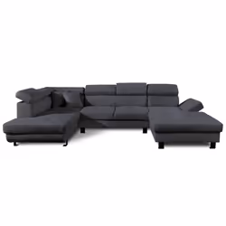 Best Mobilier Astoria Canapé d'angle 4 siège(s) Beige, Marron - Vue supplémentaire 7