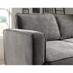 Best Mobilier Jake Canapé d'angle 4 siège(s) Couleur rouille - Vue supplémentaire 5