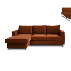 Best Mobilier Jake Canapé d'angle 4 siège(s) Vert - Vue supplémentaire 6
