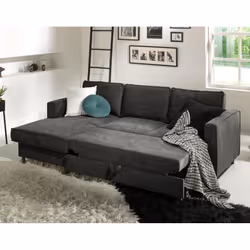 Best Mobilier Jake Canapé d'angle 4 siège(s) Couleur rouille