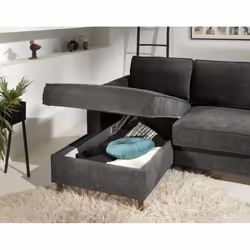 Best Mobilier Jake Canapé d'angle 4 siège(s) Couleur rouille - Vue supplémentaire 4