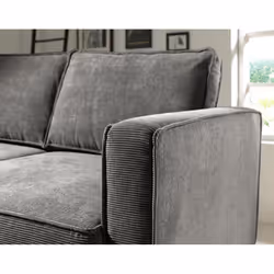 Best Mobilier Jake Canapé d'angle 4 siège(s) Couleur rouille - Vue supplémentaire 5