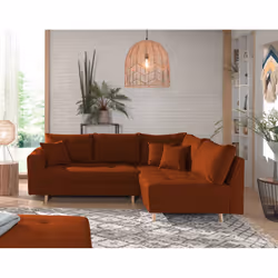 Best Mobilier Rune Canapé d'angle 4 siège(s) Vert, Olive