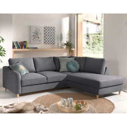 Best Mobilier Will Canapé d'angle 5 siège(s) Jaune