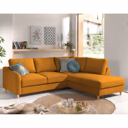 Best Mobilier Will, Couleur rouille, Tissu, Bois, 2280 mm, 1970 mm, 840 mm