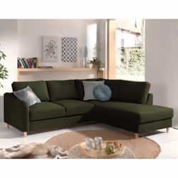 Best Mobilier Will, Bleu, Tissu, Bois, 2280 mm, 1970 mm, 840 mm